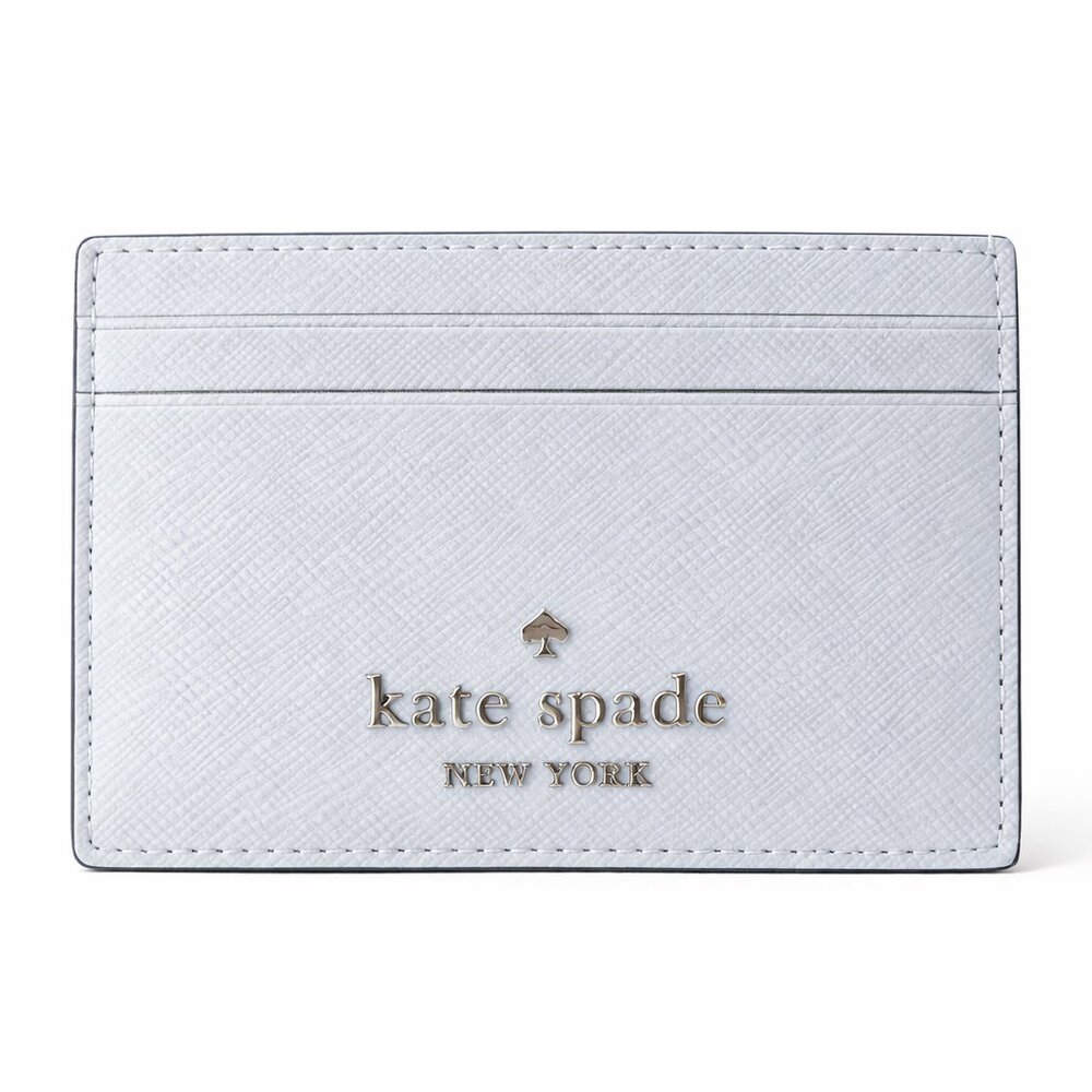 Kate Spade Madison Saffiano Leather Card Case in Watercolor Baby Blue - Picture 2 of 3